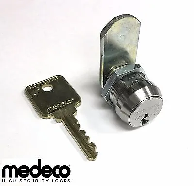 Medeco High Security Universal Fit Cam Lock1-1/8 Inch Body Length With 2 Keys • $44.45