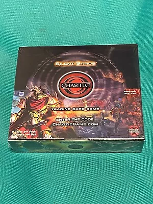 Chaotic TCG Silent Sands Booster Box - First Edition 24 Packs Sealed New • $219.75