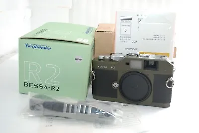 PRICE DOWN NEW BOXED OLD STOCK Voigtlander Bessa-R2 Olive 35mm RangefinderCamera • $1795