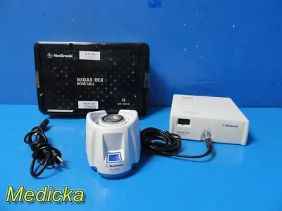 Medtronic Midas Rex Electric Bone Mill BM120 Console; BF110 Bone Mill;Case~34017 • $294.99