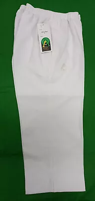 Ladies Lawn Bowls 3/4 Pants PEDAL PUSHERS BA Logo WHITE Size 8 12 16 18 24 Only • $30