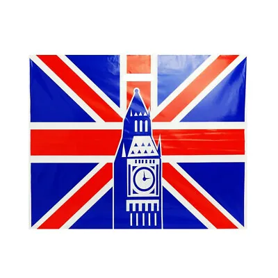 100X Plastic Union Jack Carrier Bags • £22.79