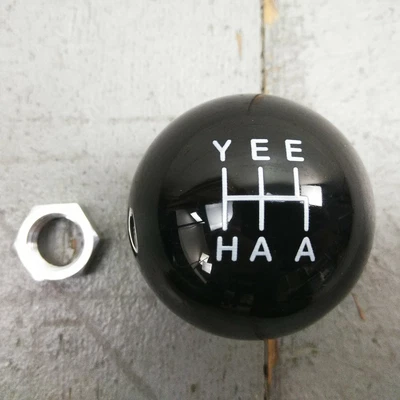 $50.09 • Buy White YeeHaa 5 Speed Black Shift Knob M16 X 1.5 JDM C5 Corvette Hot Rod Turbo V8