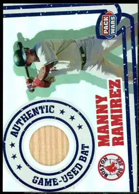 Manny Ramirez Bat Card 2005 Topps Pack Wars Relics #MRB  • $10