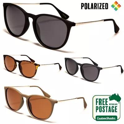 $14.95 • Buy Polarized Sunglasses Mens / Womens -Round Retro / Vintage Frame - Polarised Lens