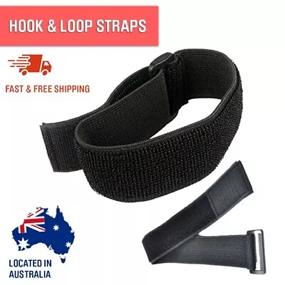 Elastic Hook And Loop Cinch Straps Durable Hook & Loop Storage Strap 50mmx400mm • $2.95