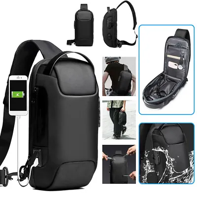 Men Women Sling Bag Cross Body Handbag Chest Shoulder Backpack Travel Waterproof • $14.91