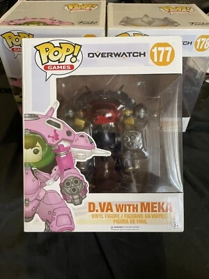$80 • Buy Overwatch Dva With Meka (carbon Fiber) Pop Vinyl #177