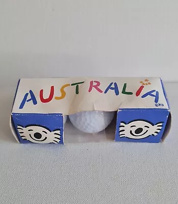 Vintage Rare Ken Done Spalding Golf Balls Down Under 90s 1992. Set Of 3 • $45