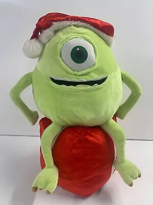 Disney Pixar Monsters Inc Mike Wazowski Plush Christmas Holiday Present • $21.99