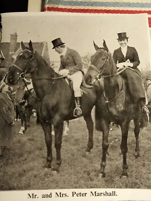 Kvc13 Ephemera 1967 Picture Leicester Society Quorn Hunt Mr Mrs Peter Marshall  • £2.40