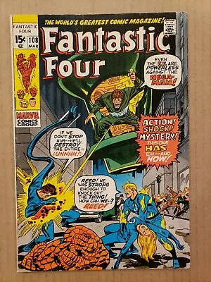 Fantastic Four #108 Nega-Man 1971 FN • $14.99