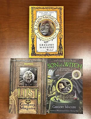 Gregory Maguire The Wicked Set - Son Of A Witch A Lion Among Men Lost • $10