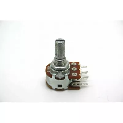 Mini Dual Potentiometer Alpha B100K 100K 16mm Linear PC Mount • $6.56