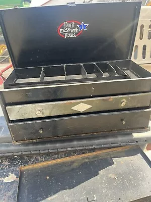 Vintage Sk Mechaninc's Tool Box 22  Steel Box With (2) Drawers • $44.44