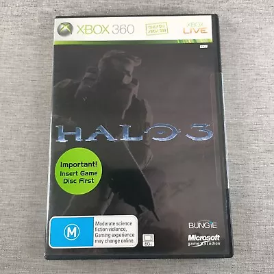 Halo 3 XBOX 360 Live Complete With Manual- Disc In Perfect Condition(Track Post) • $18.95