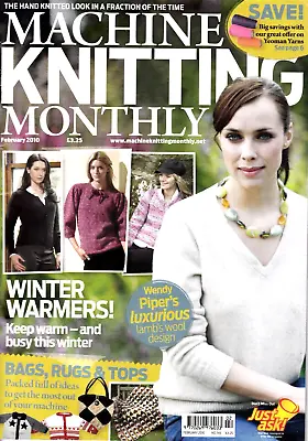 Machine Knitting Monthly Pattern Magazine February 2010 Ladies Home 10 Designs  • £5.49