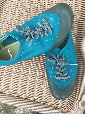 Camper Girls 2 Tone Grey/Turquoise Trainers/Lace Up Shoes UK 2 • £5.99