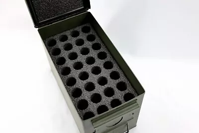 New Closed Cell Foam Fits 50cal 50 Cal M2A1 Caliber Ammo Can 32 26.5 Mm Flare • $29.97