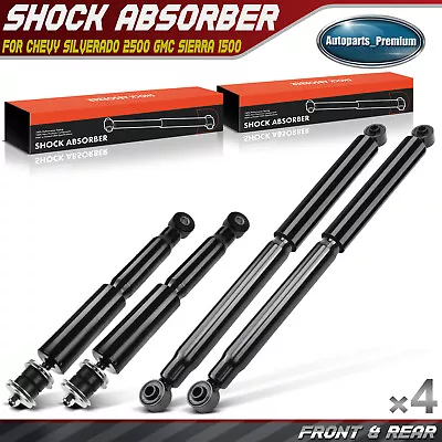 4x Front & Rear Shock Absorber Struts For Chevy Silverado 2500 GMC Sierra 1500 • $86.99