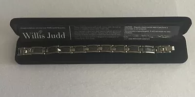 Willis Judd Mens Titanium Magnetic Bracelet With Link Adjusting Tool • $53.95