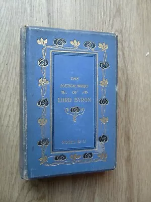 £12 • Buy The Poetical Works Of Lord Byron Lansdowne Poets Frederick Warne Circa 1890