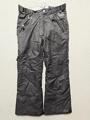 Marker Snow Pants Womens Size 6 Black Lined Insulated Zipped Pockets Polyester • $18.11