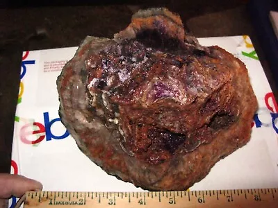 1 Piece Purple Fluoritecabslabcarve Lapidaryspecimengem 7 Pounds • $50