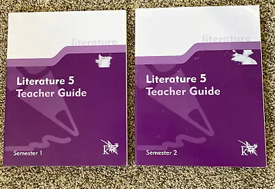 K12 Literature 5 Teacher Guides Semester 1 & 2  • $12.95