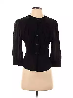 L'Ecole Des Femmes Women Black 3/4 Sleeve Blouse 4 • $105.74