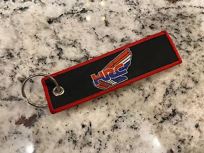 New Black Red Honda HRC Racing Double Sided CBR Motorcycle Keychain - US Seller • $10.90