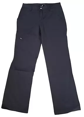 Eddie Bauer Pants Womens 2 Black Sport Hiking Outdoor 30.5  Inseam Bottoms Nylon • $19.98