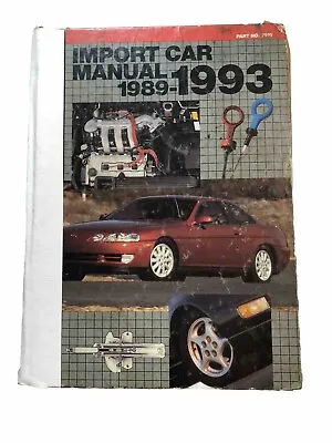 Honda Nissan Lexus Toyota Volkswagen 1989-1993 Shop Service Repair Manual Engine • $39.99
