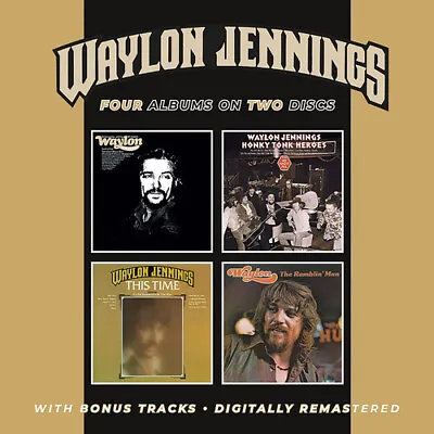 Waylon Jennings - Lonesome On'ry & Mean / Honky Tonk Heroes / This Time / The R • $17.13