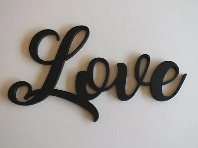 Wooden Modern  Love  Plaque Words/Letters Home/Door/Wall Decoration Art/Craft  • £6