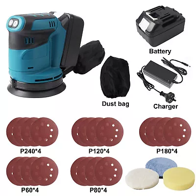 11000RPM 125mm Cordless Car Polisher Sander Buffer Polishing Machine W/ Battery • $88.95