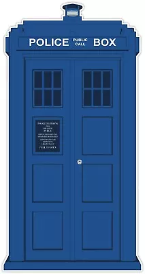 TARDIS Dr Who Phone Booth Sticker Decal Laptop Wall Car Phone  • £4