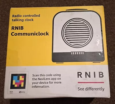 RNIB Talking Clock Radio Controlled Date Alarm And Volume Control • £48