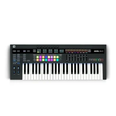 Novation 49SL Mkiii MIDI & CV Equipped Keyboard Controller W/ 8 Track Sequencer • $549.99