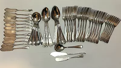 1847 Roger’s & W. M. Roger’s & Insico Silverplated Silverware Set Of 70 Vintage • $130