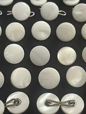 Vintage Mother Of Pearl Shell Buttons Lot Of 26 • $20