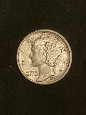 1937D Mercury Dime US Silver Ten Cent Coin Free Shipping • $9