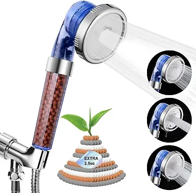 High Pressure Shower Head 3 Settings Handheld Shower Heads Spray With 5 FT Hose • $9.95