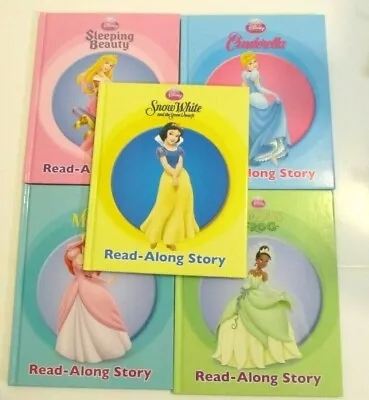 Disney Princess Set Of 5 Read-along Stories BOOKS Only • $9.95