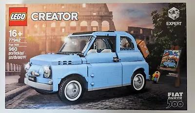 LEGO Creator Expert Fiat 500 Blue 77942 - New Sealed Retired - Free Postage • $245