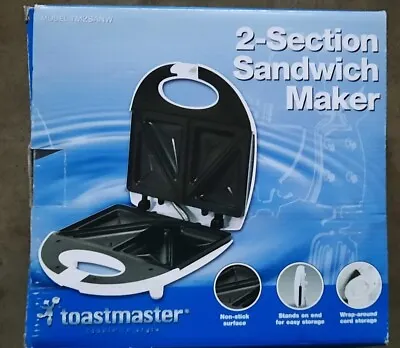 $22.90 • Buy Toastmaster 2 Section Sandwich Maker Model TM2SANW