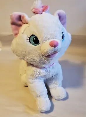 A Disney Store Aristocats Marie White 12” Plush Stuffed Animal Puffy Pink Bow • $11.66