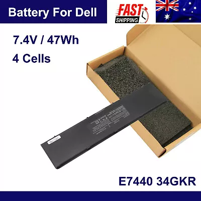 34GKR Battery For Dell Latitude 14 7000 E7440 E7420 E7450 451-BBFY 451-BBFV 47Wh • $39.99