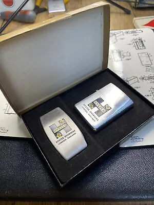 Rare Boxed Set Hyster Overseas London Zippo Lighter 1968 • £128