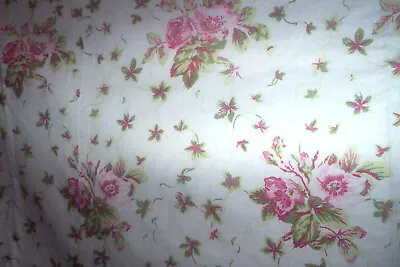 Laura Ashley Cranford Roses Bedspread Single 65 W X 108 L • £30